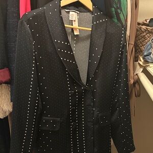 Victoria's Secret Black Studded Blazer
